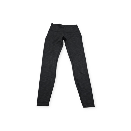 Legging Lululemon Talla 6 Gris Jaspeado