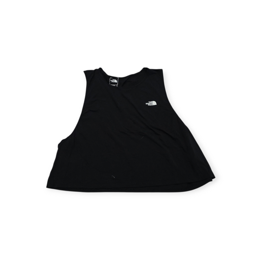 Playera Crop Top The North Face Xgrande Xl Negro Sin Mangas