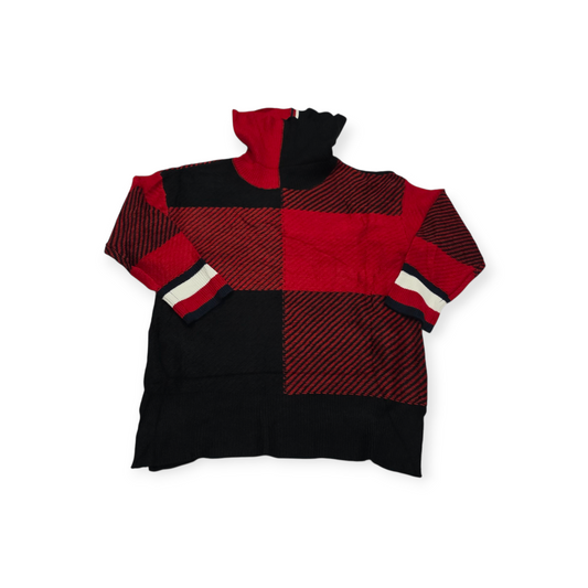 Sueter Tommy Hilfiger Grande L Rojo Con Azul