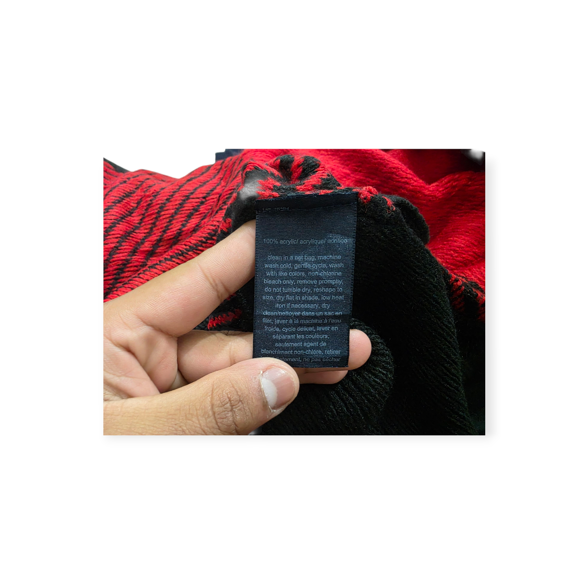 Sueter Tommy Hilfiger Grande L Rojo Con Azul