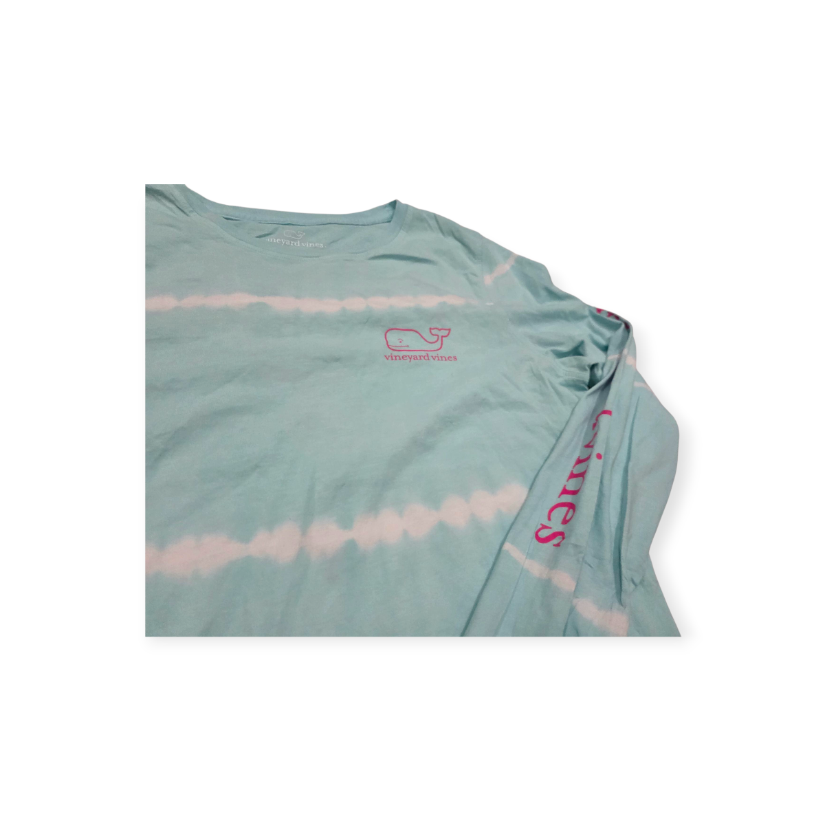 Playera Vineyard Vines Mediana M Azul Claro Tye Die