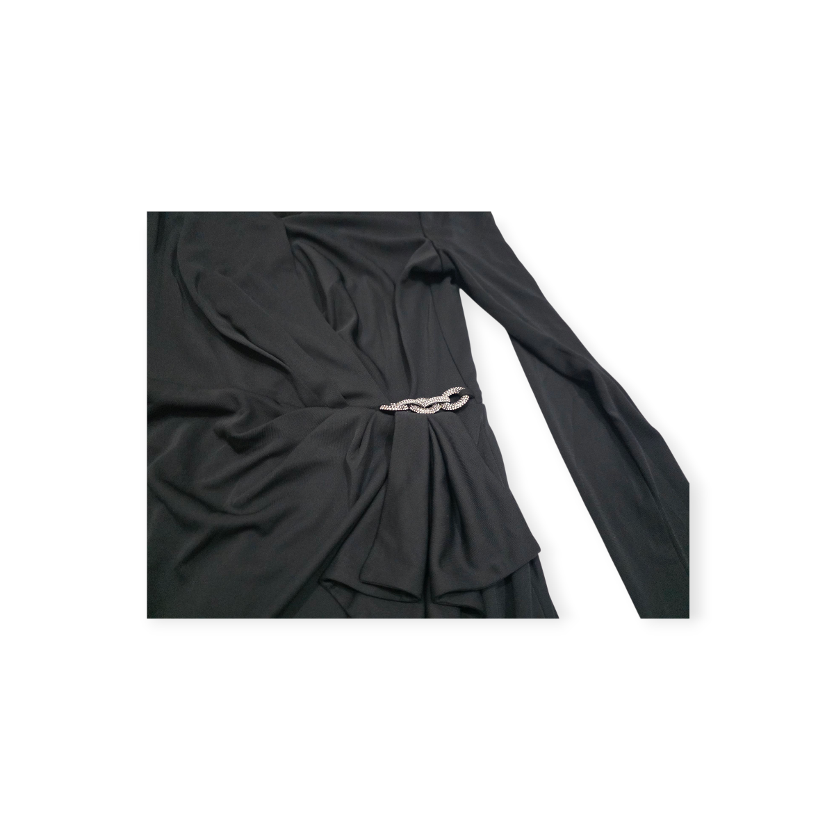 Vestido Ralph Lauren Talla 6 Larga Color Negro