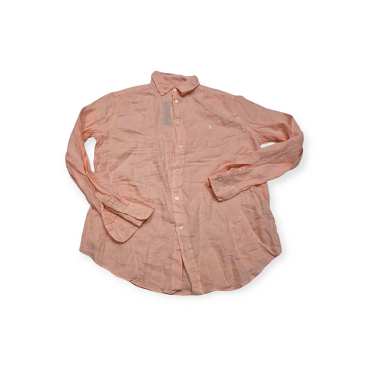 Camisa Ralph Lauren Chico S Rosa Claro