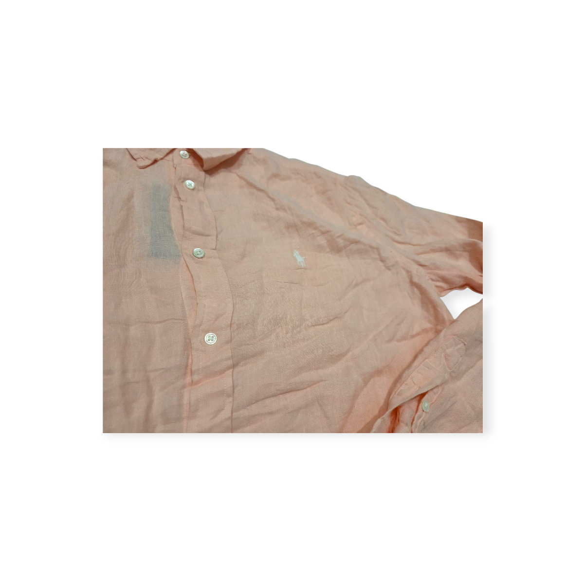 Camisa Ralph Lauren Chico S Rosa Claro