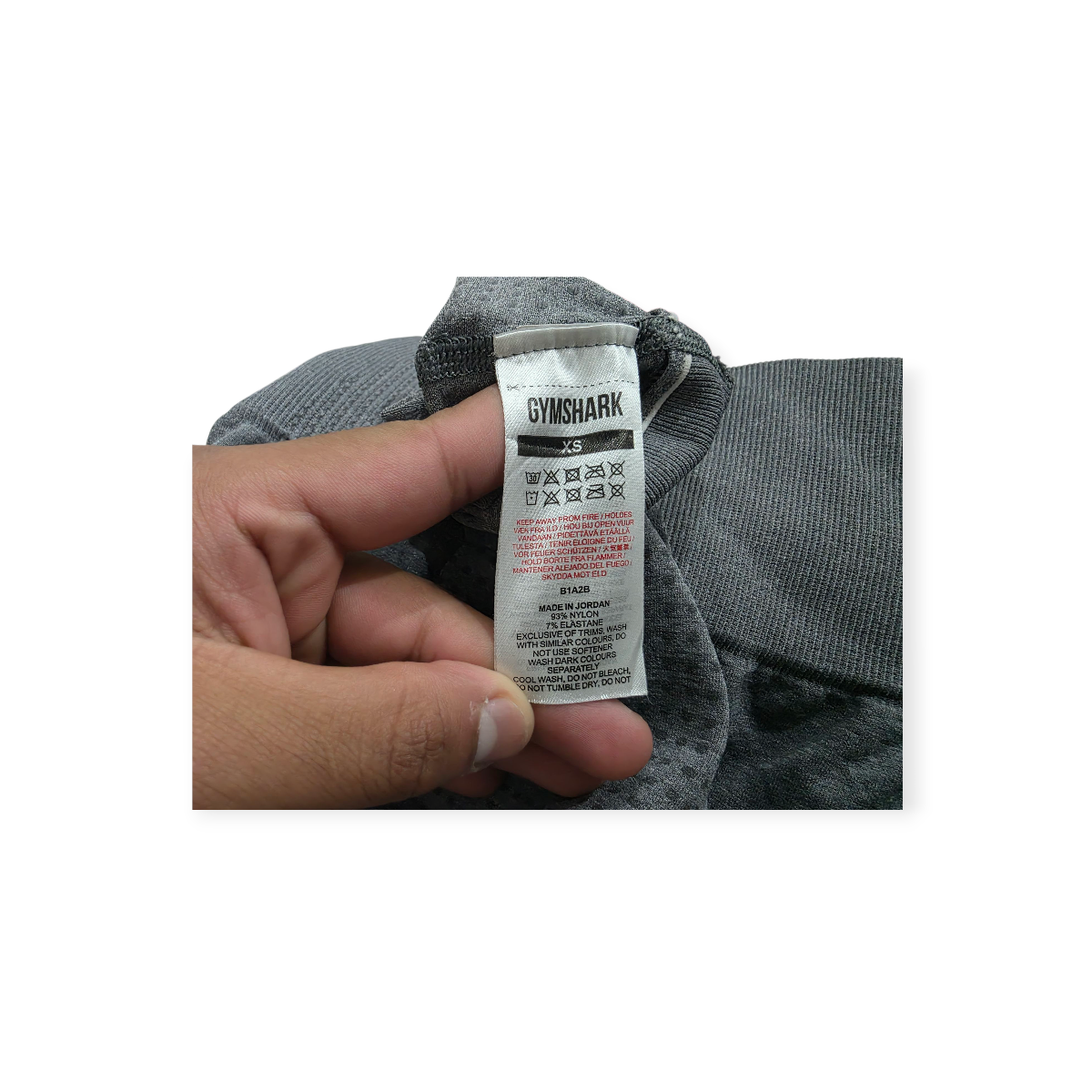 Legging Gymshark Xchico Xs Gris Claro De Mujer