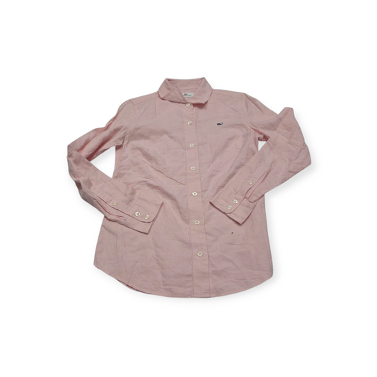 Camisa Vineyard Vines Rosa Claro De Mujer Talla 0