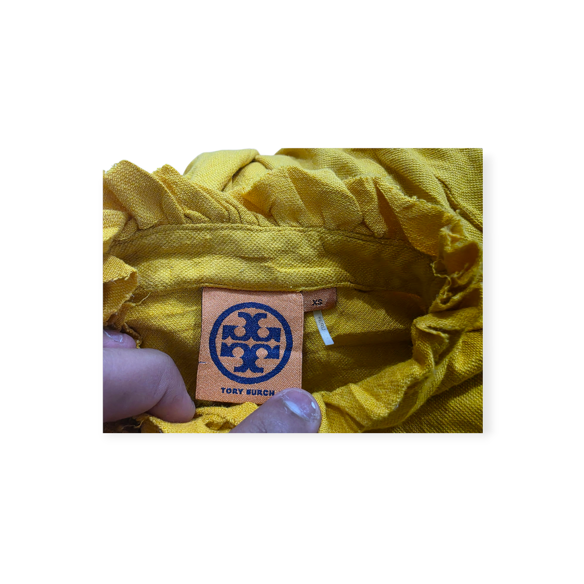 Blusa Tory Burch Xchico Xs Color Amarillo