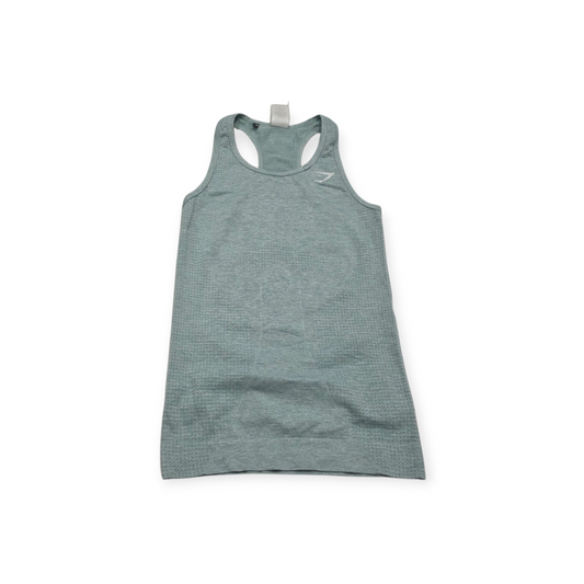 Playera Gymshark Chico S Sin Mangas Azul Acero De Mujer
