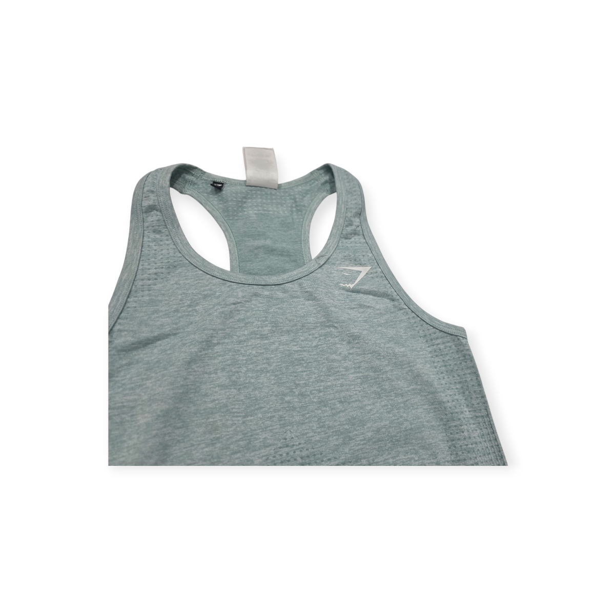 Playera Gymshark Chico S Sin Mangas Azul Acero De Mujer