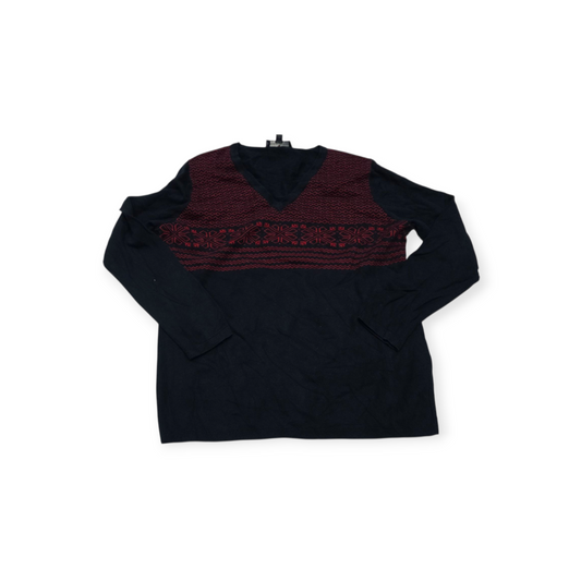 Sueter Tommy Hilfiger Xgrand Xlazul Marino Con Rojo De Mujer