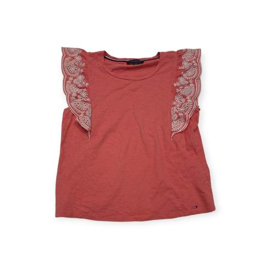 Blusa Tommy Hilfiger Xgrande Xl Coral Sin Mangas