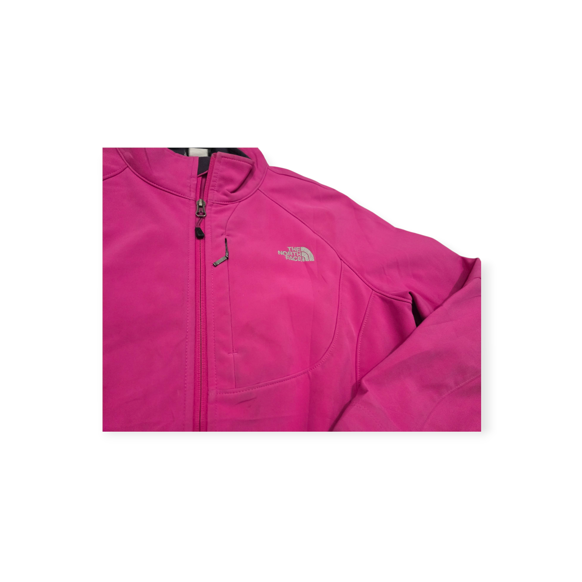 Chamarra The North Face Grande L Color Rosa De Mujer