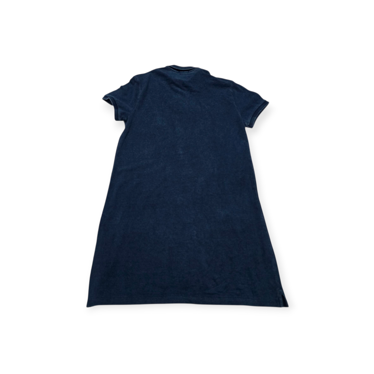 Vestido Polo Ralph Lauren Grande L The Mesh Mini Azul Acero