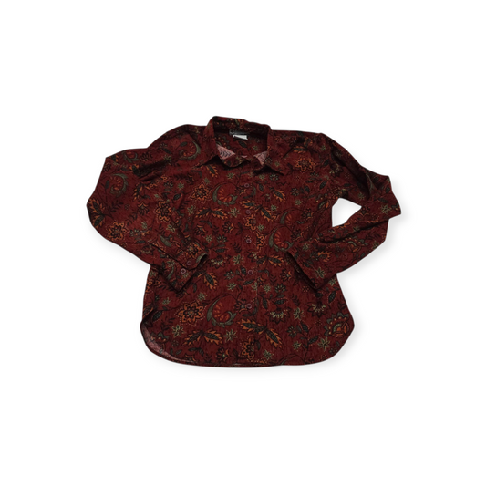 Camisa Columbia Mediana M Roja De Pana