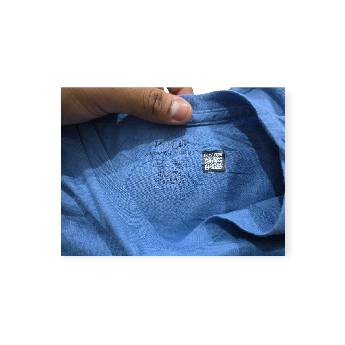 Playera Polo Ralph Lauren Grande L Azul Celeste Manga Corta