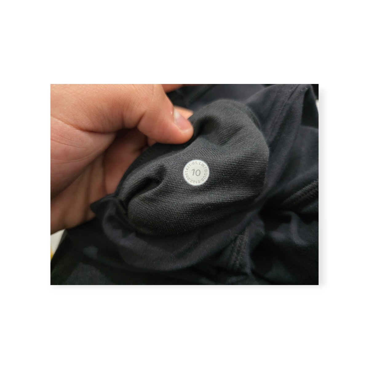 Biker Lululemon Talla 10 Color Negro