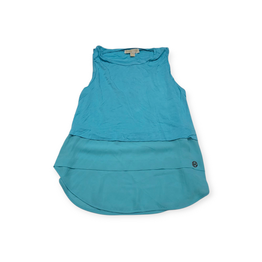 Blusa Michael Kors Mediana M Azul Celeste Sin Mangas