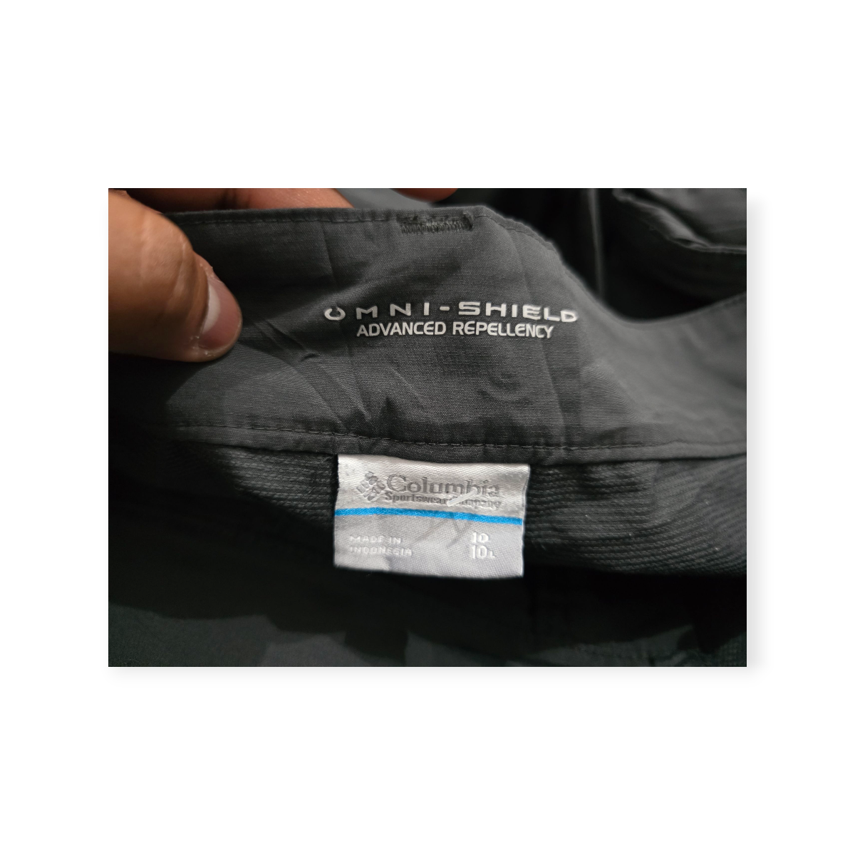 Short Columbia Advaced Repellency Talla 10/10 Gris Oscuro