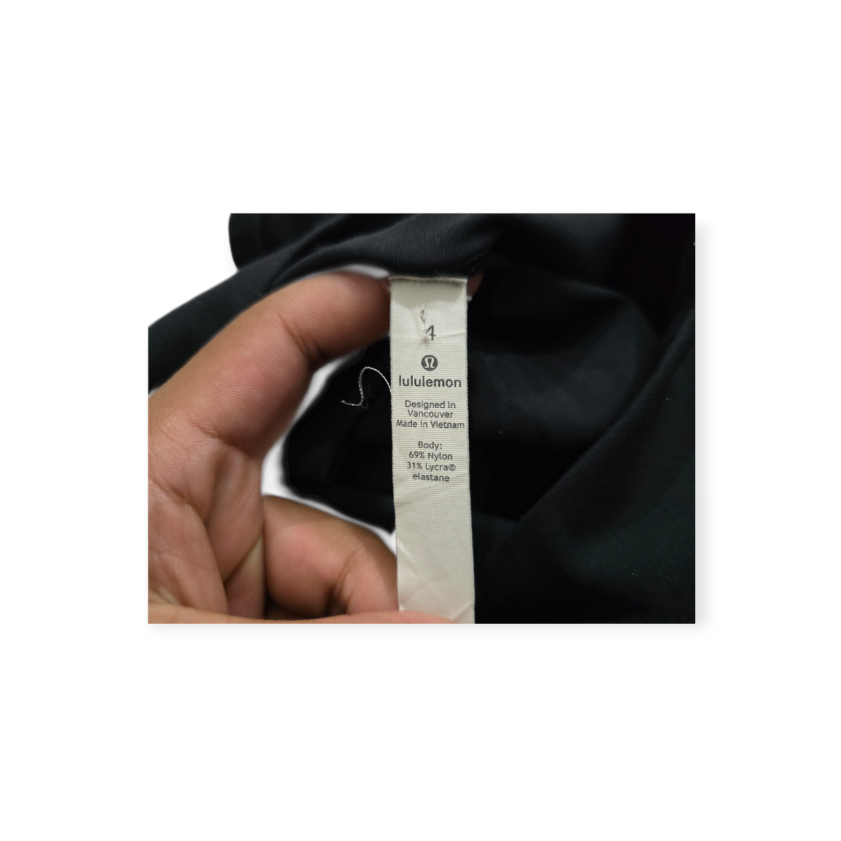 Legging Lululemon Talla 4 De Mujer Color Negro