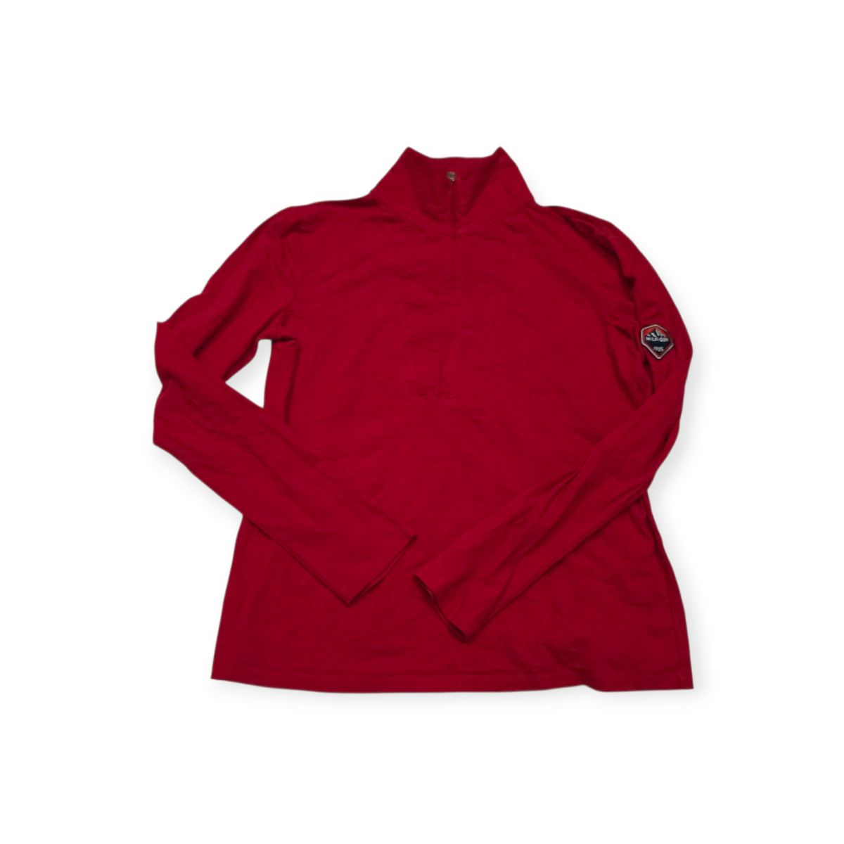 Playera Medio Cierre Tommy Hilfiger Chico S Roja De Mujer