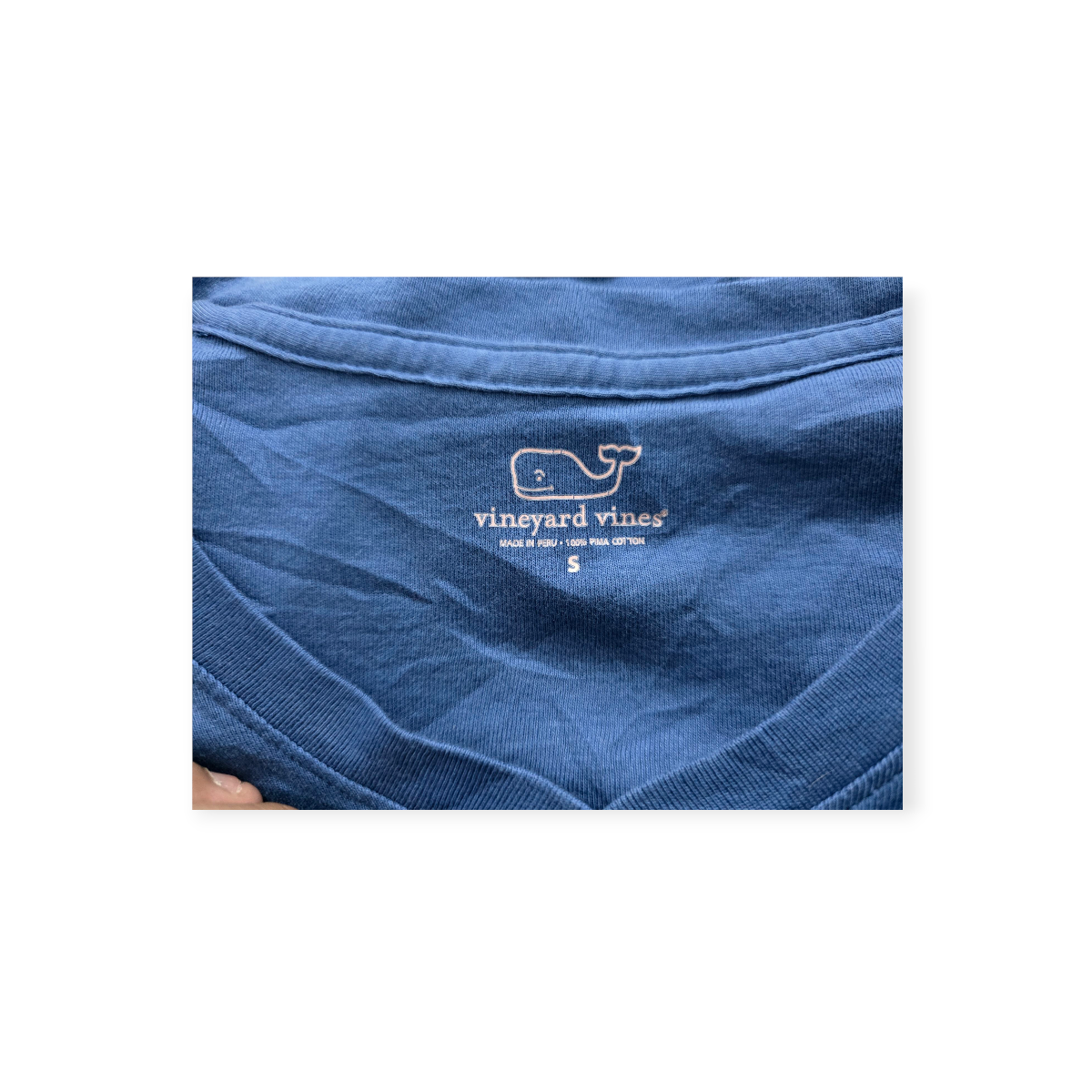 Playera Vineyard Vines Chico S Azul Celeste Mangas