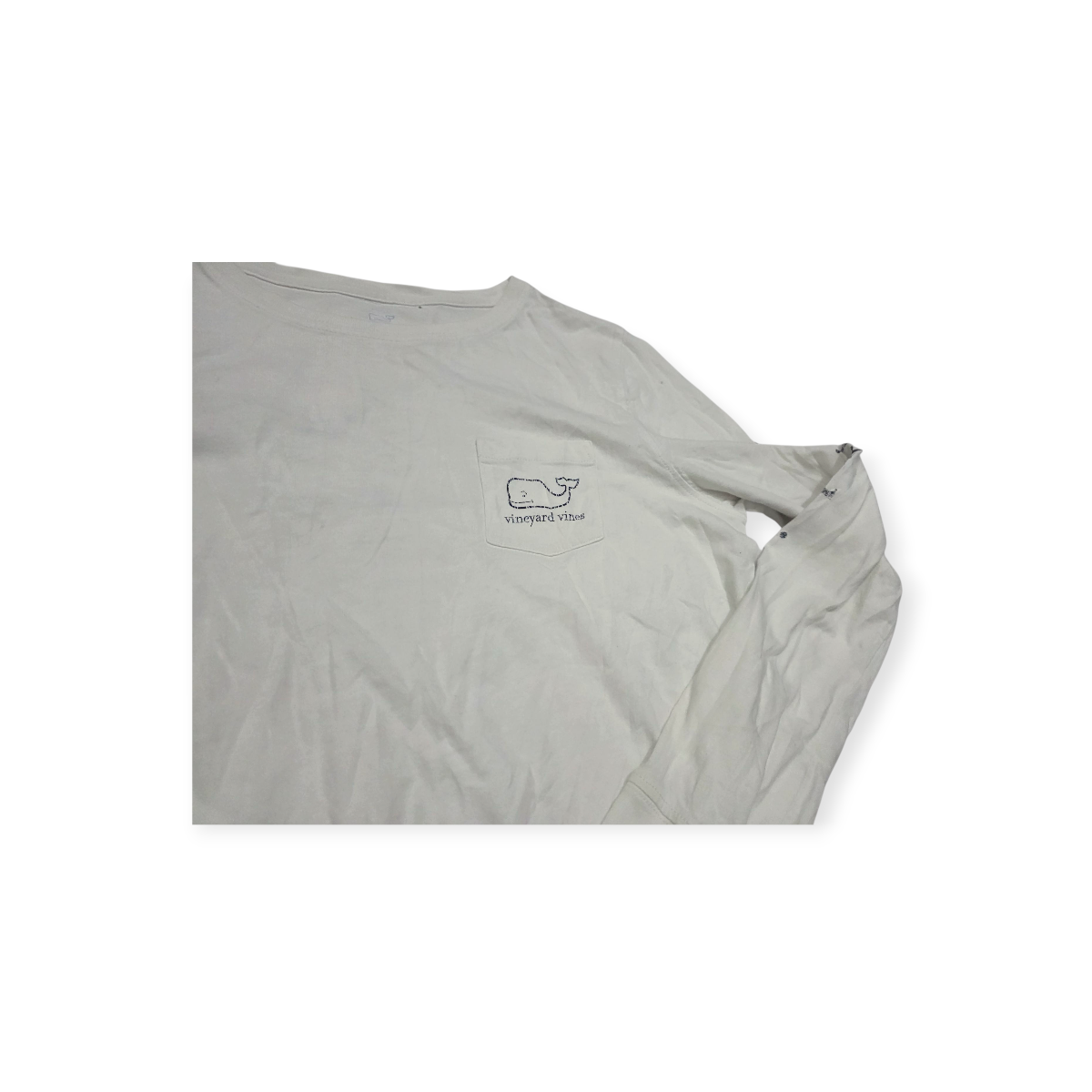 Playera Vineyard Vines Blanca De Mujer Manga Larga Chico S