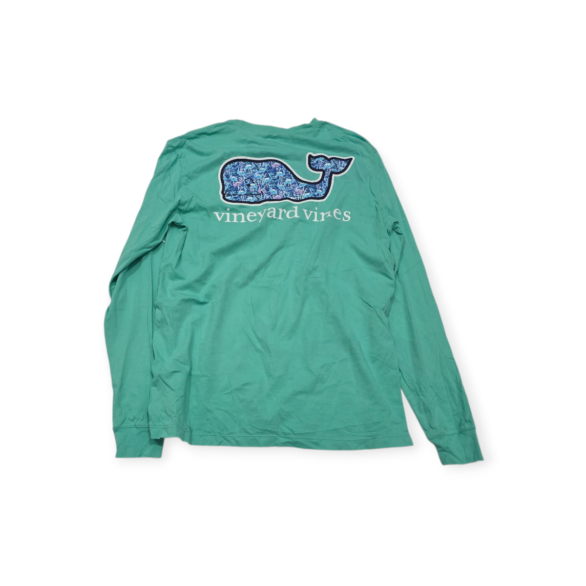 Playera Vineyard Vines Chico S Azul Manga Larga De Mujer