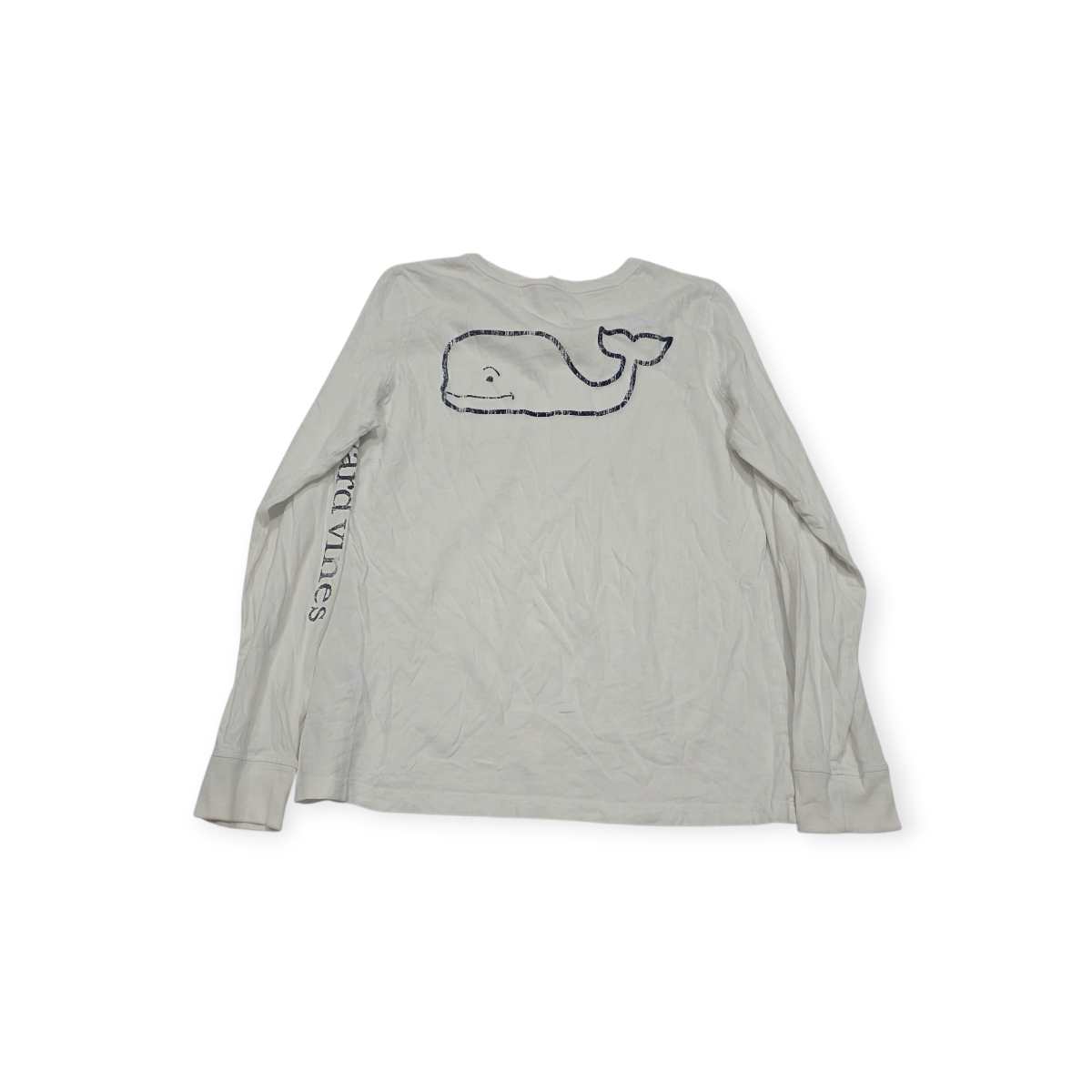 Playera Vineyard Vines Blanca De Mujer Manga Larga Chico S