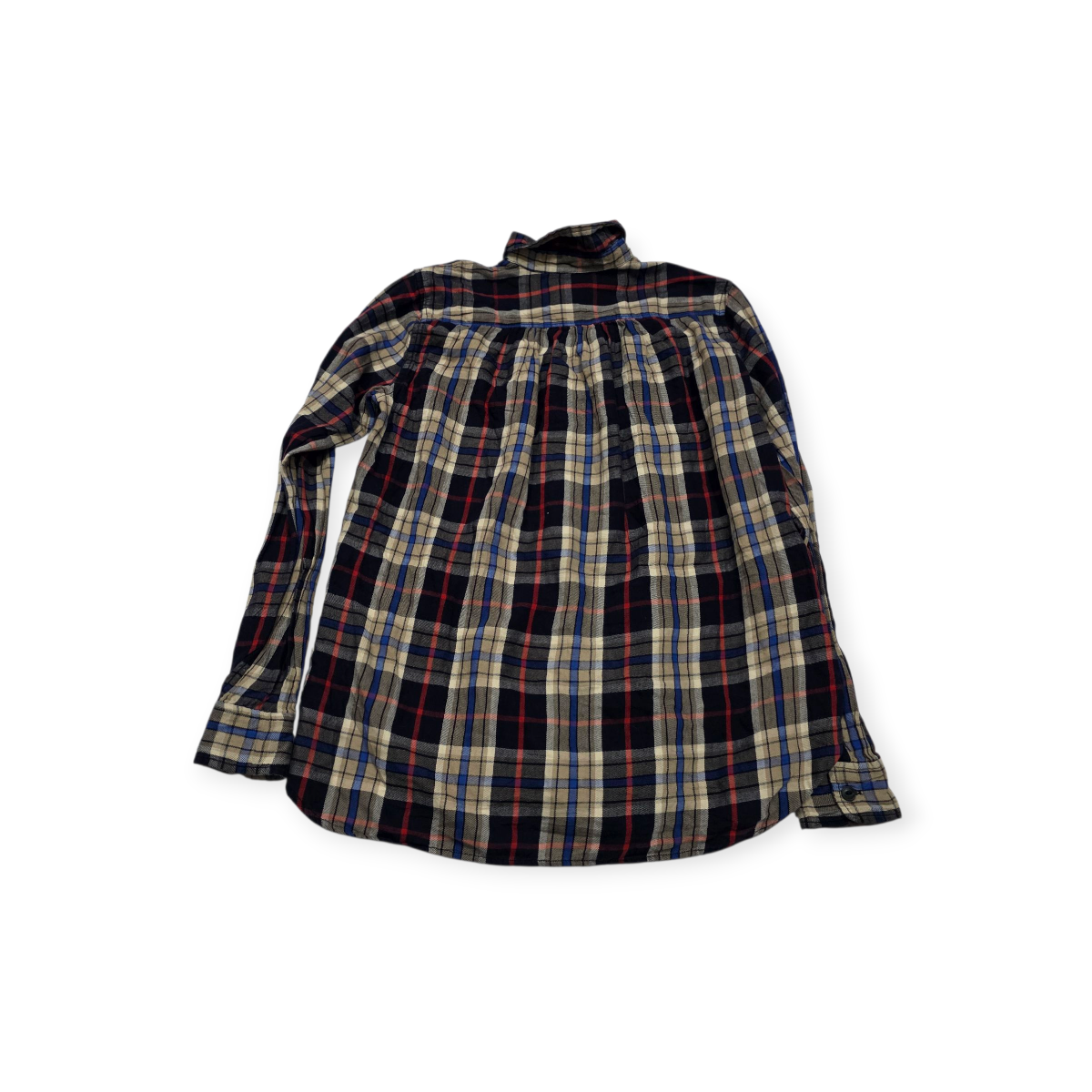 Camisa Ralph Lauren Denim And Supply Crema Con Rojo Cuadros