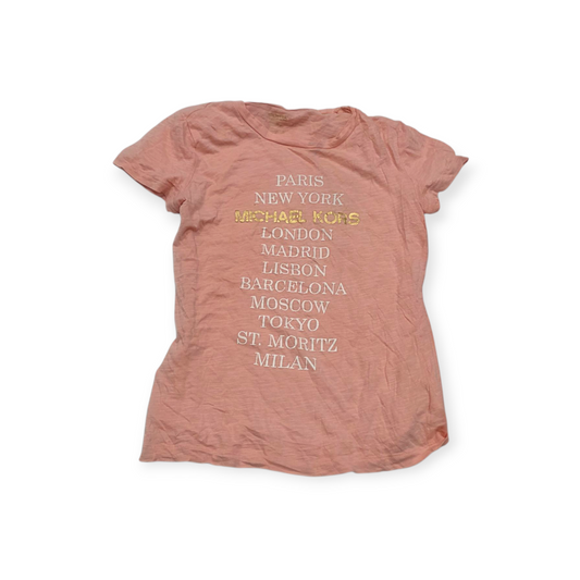 Playera Michael Kors Xchico Xs Color Coral Claro