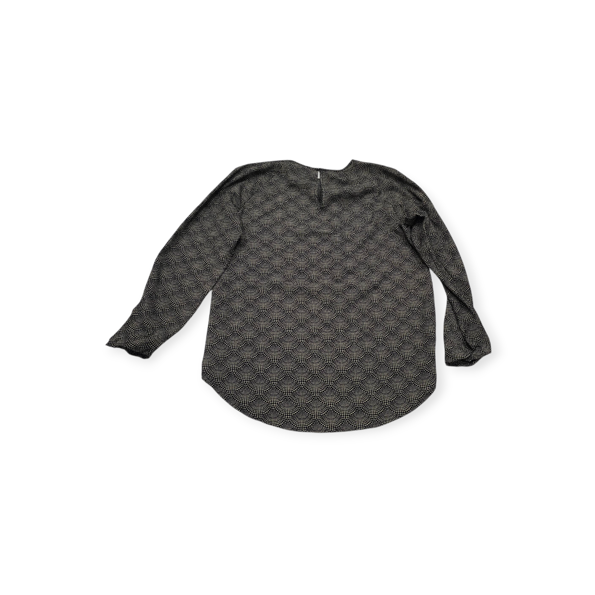 Blusa Michael Kors Grande L Gris Manga 3/4