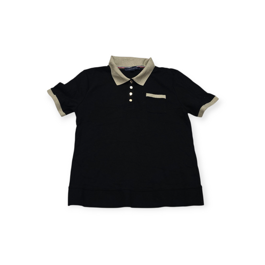 Blusa Tommy Hilfiger Der Mujer Grande L Azul Con Dorado