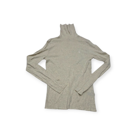 Playera Ralph Lauren Grande L Turtle Neck Crema De Mujer