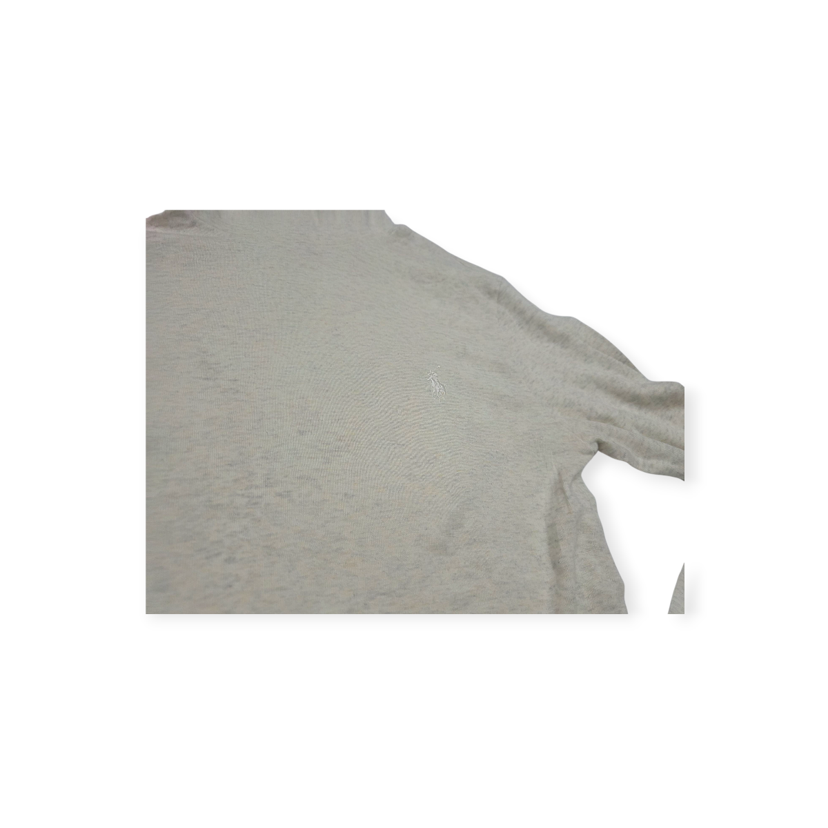 Playera Ralph Lauren Grande L Turtle Neck Crema De Mujer