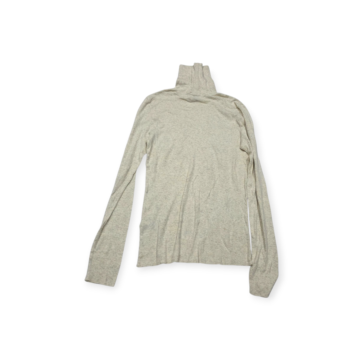 Playera Ralph Lauren Grande L Turtle Neck Crema De Mujer