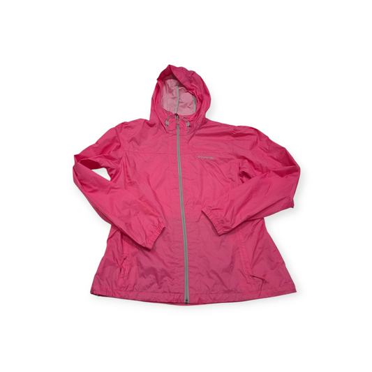 Impermeable Columbia Xgrande Xl Color Rosa De Mujer