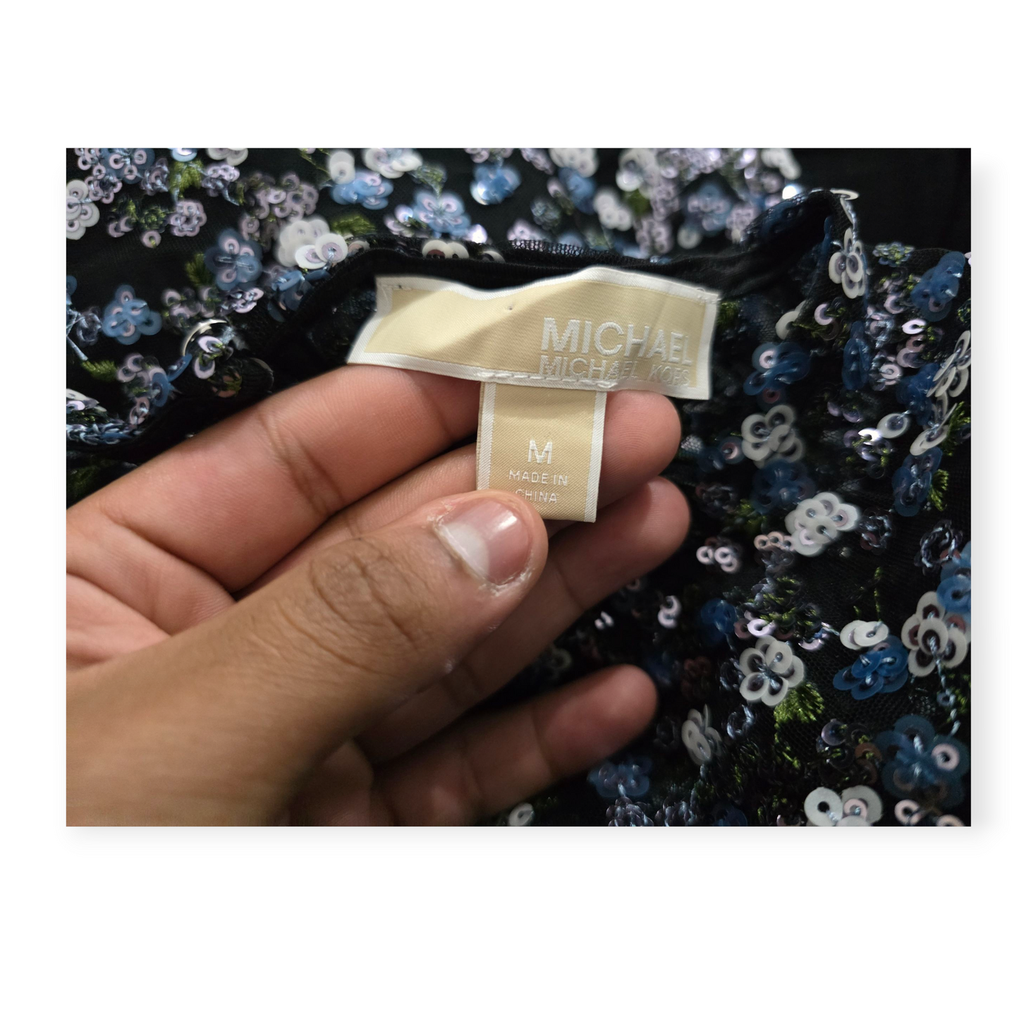 Vestido Michael Kors Mediano M Lentejuelas