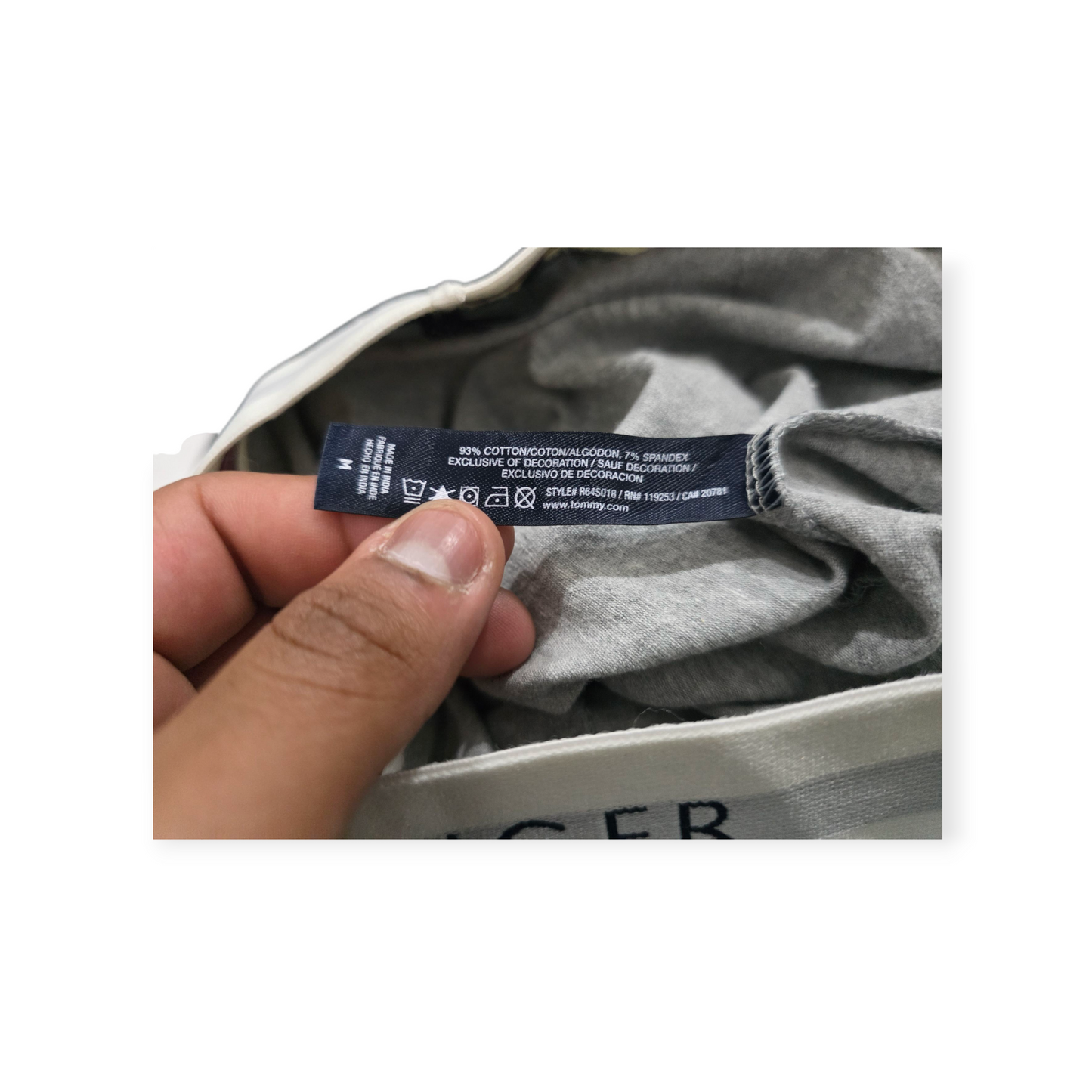 Legging Tommy Hilfiger Mediana M Gris Claro