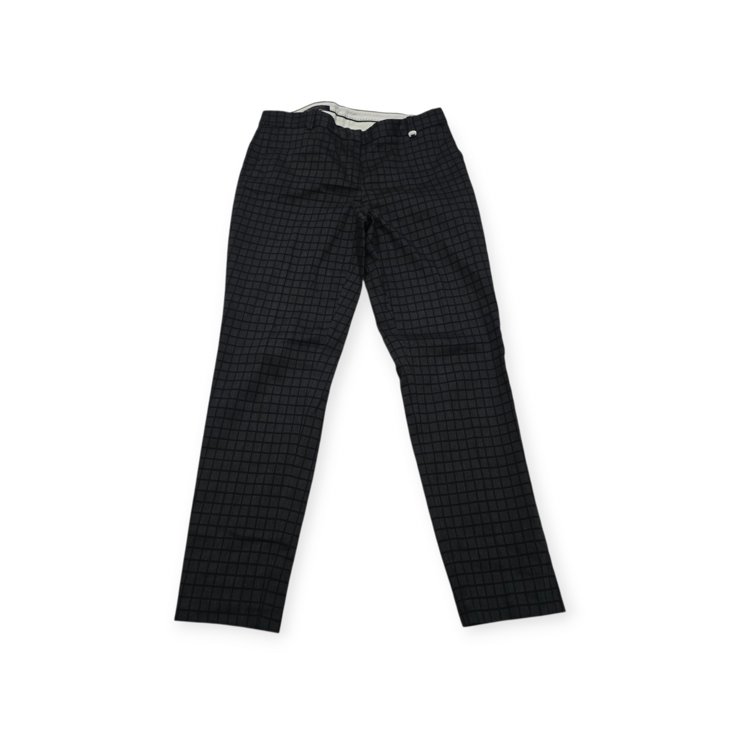 Pantalon Brooks Brothers Talla 10 Color Gris Cuadriculad