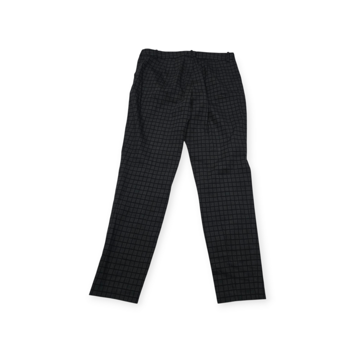 Pantalon Brooks Brothers Talla 10 Color Gris Cuadriculad