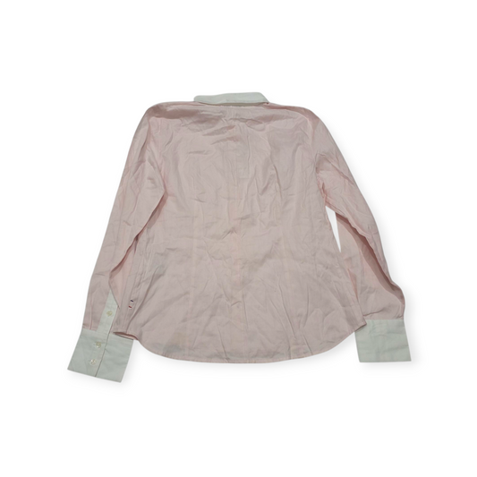 Camisa Tommy Hilfiger De Mujer Chico S Rosa Claro Con Blanco