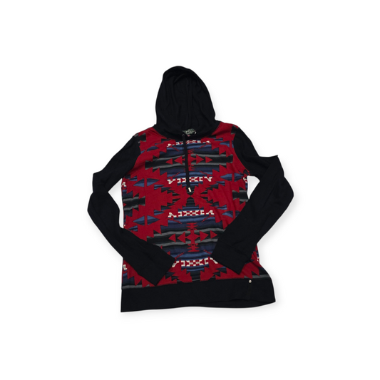 Sueter Ralph Lauren Active De Mujer Chico S Negro Con Rojo