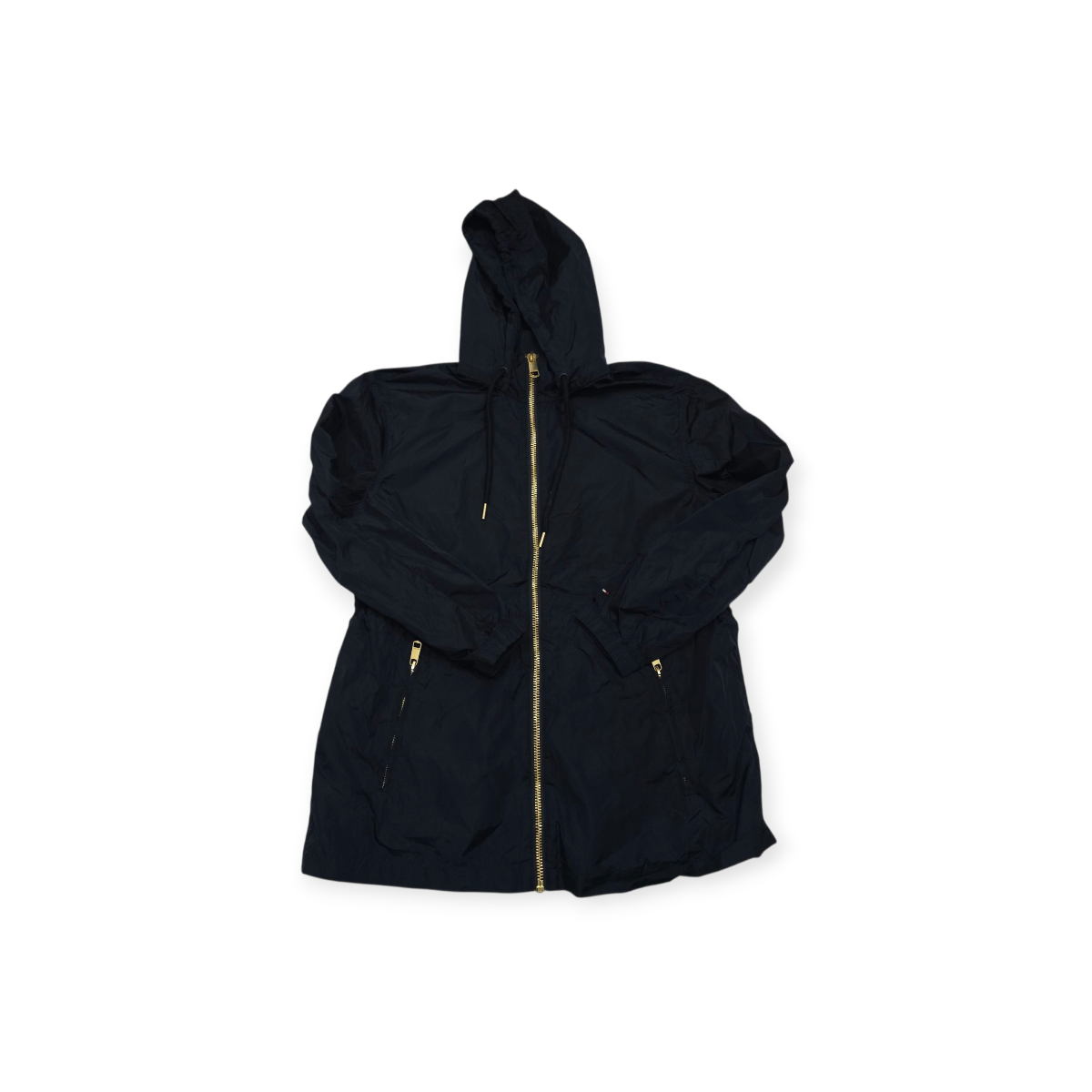 Chamarra Rompevientos Tommy Hilfiger De Mujer Azul Oscuro