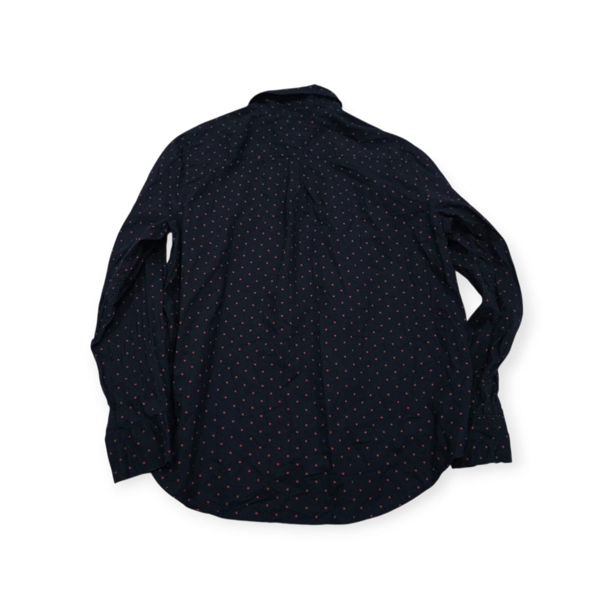 Camisa Tommy Hilfiger Azul Con Estrellas Relaxed Fit Mujer