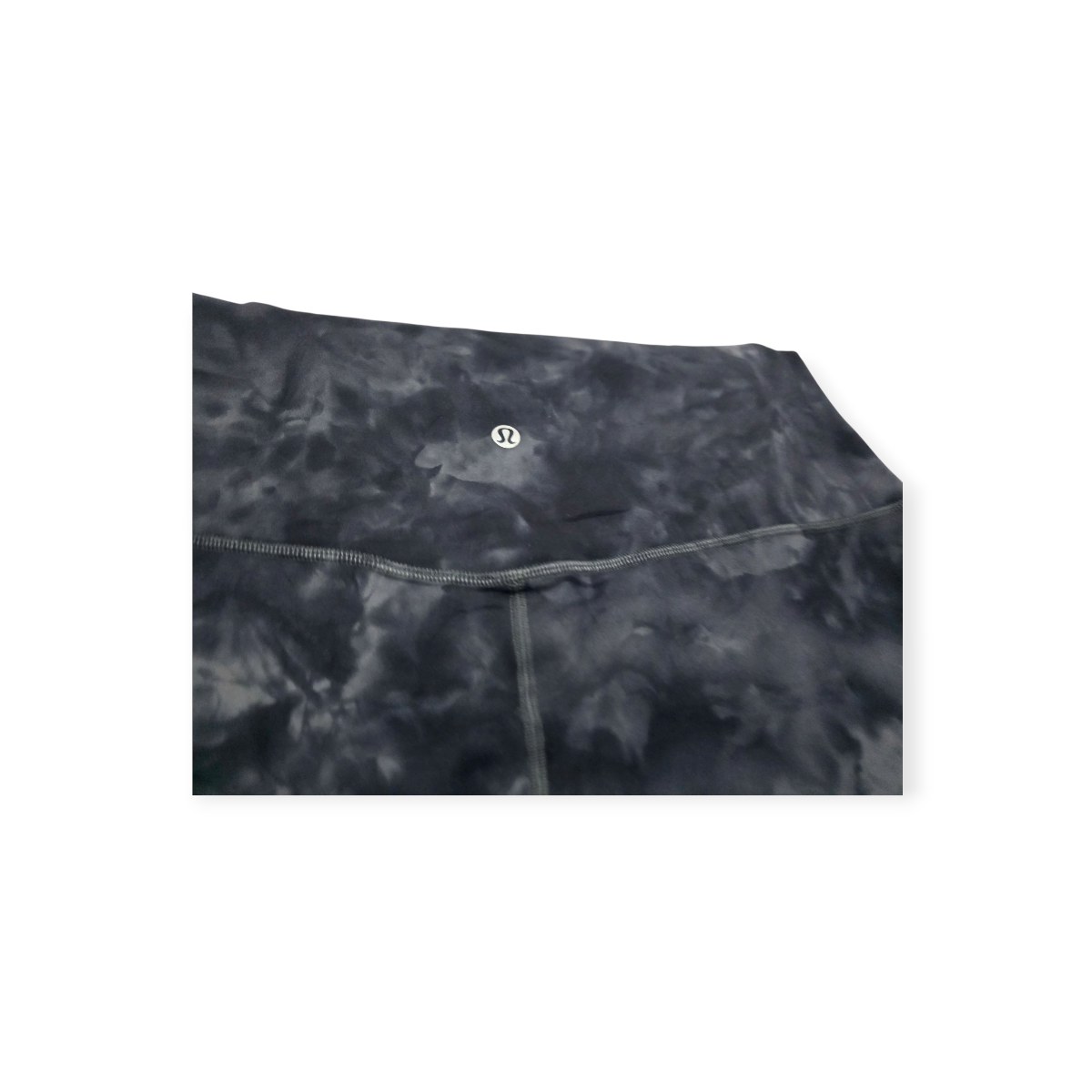 Biker Lululemon Talla 12 Degradado Azul Con Gris