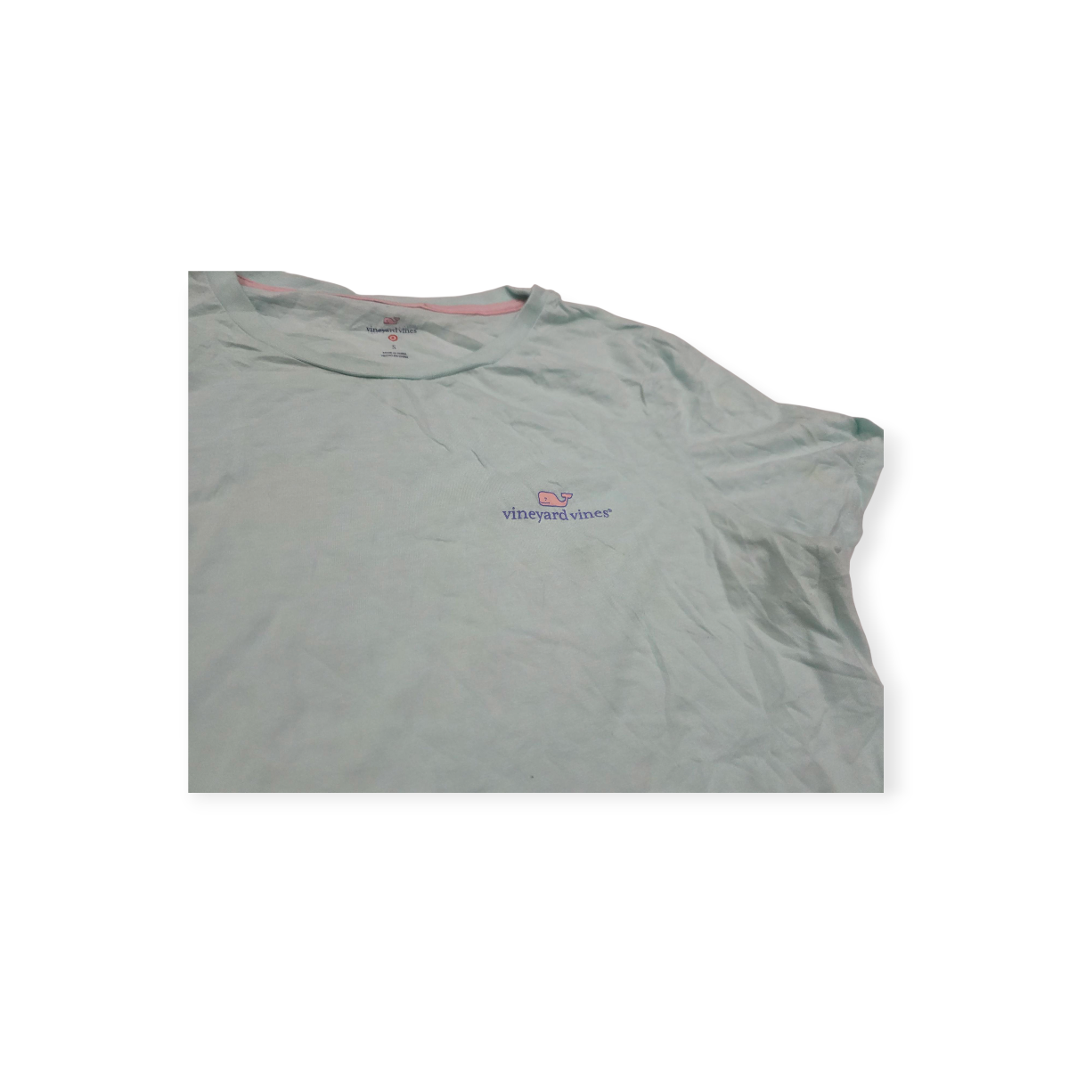 Playera Vineyard Vines Chico S Manga Corta Color Menta