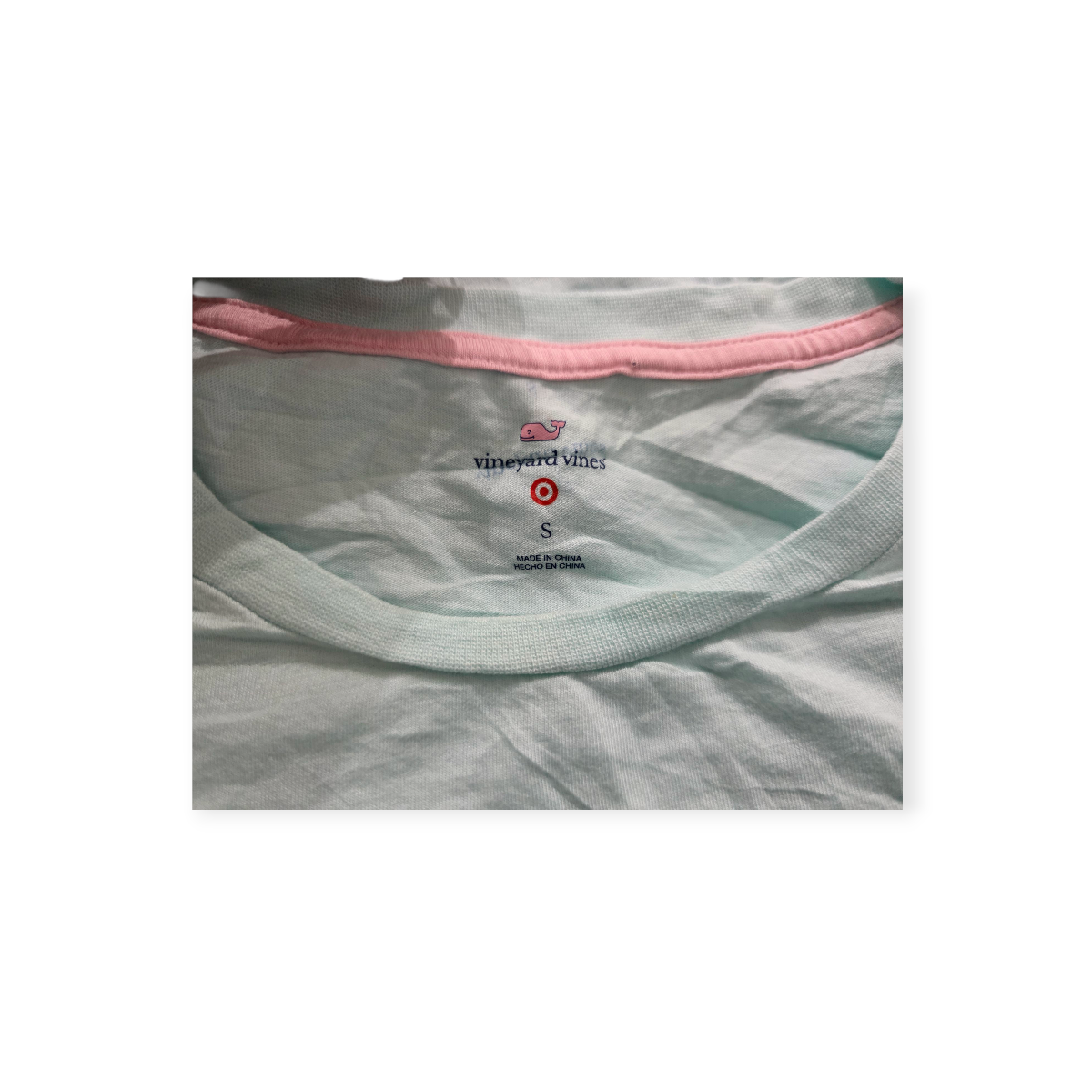 Playera Vineyard Vines Chico S Manga Corta Color Menta