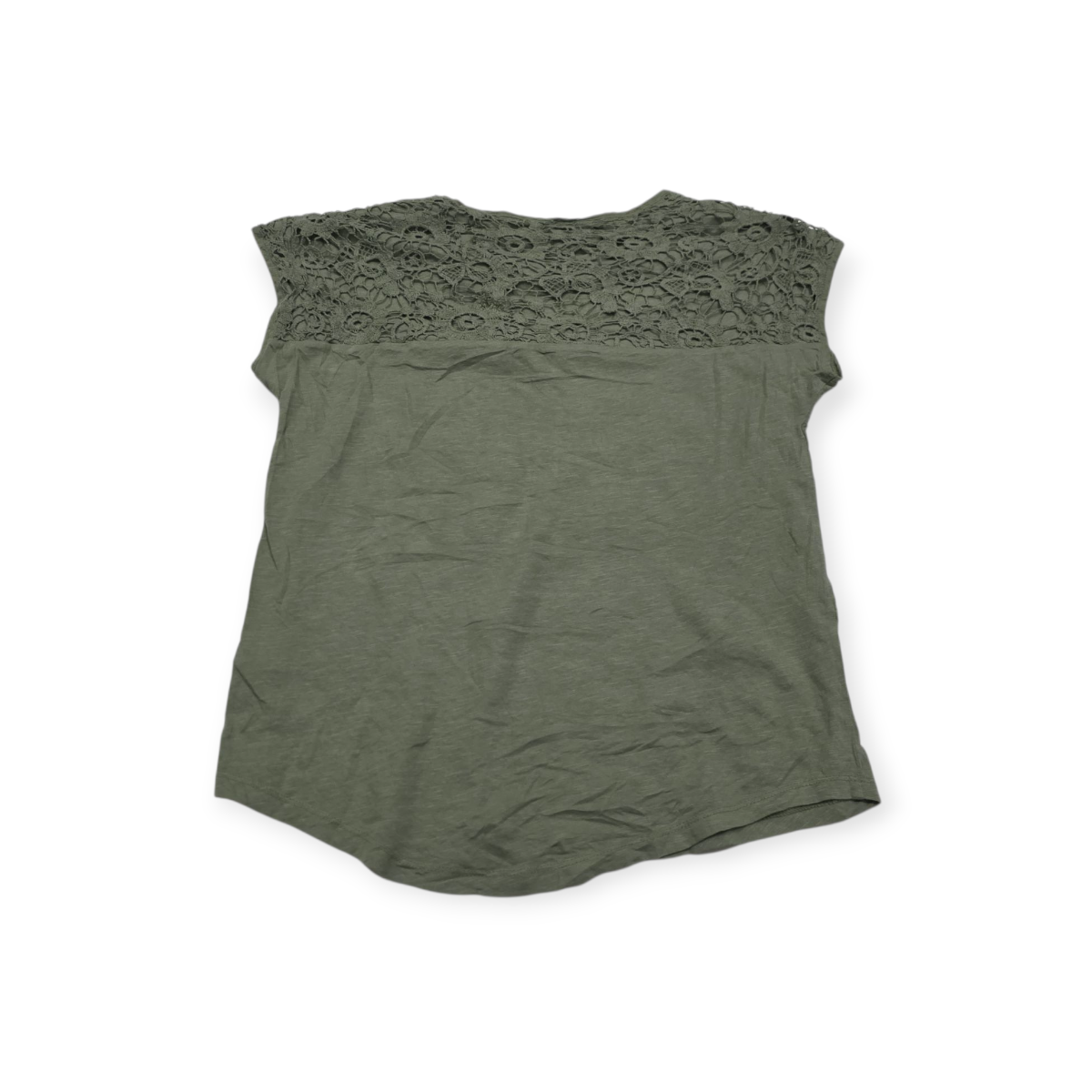 Playera Tommy Hilfiger Chico S Verde Opaco Manga Corta