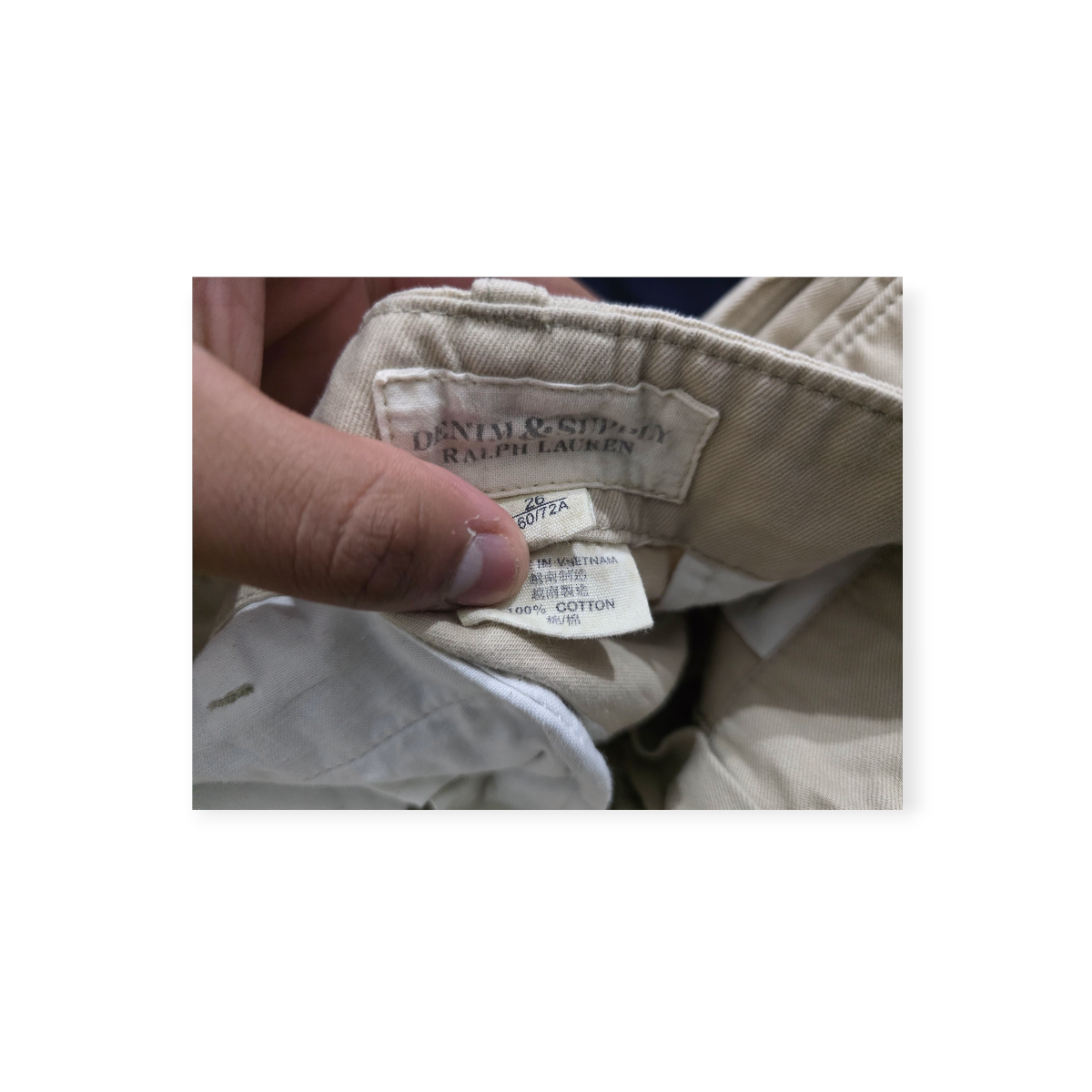 Pantalon Ralph Lauren 26 Denim And Supply Color Cafe Claro