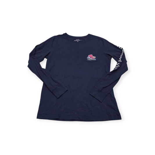 Playera Vineyard Vines Xchico Xs Azul Marino De Mujer
